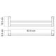 Купить Leine K-5040 Держатель полотенец двойной (k-5040) по цене 3825 руб., в Санкт-Петебруге в интернет магазине 100-Систем, а также дургие товары WasserKRAFT из раздела Штанги для полотенец и Полотенцедержатели