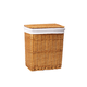 Купить Корзина для белья WasserKRAFT Ammer 38x26x43 WB-370-M с крышкой Коричневая (wb-370-m) по цене 7040 руб., в Санкт-Петебруге в интернет магазине 100-Систем, а также дургие товары WasserKRAFT из раздела Корзины для белья и Прочее