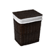 Купить Корзина для белья WasserKRAFT Isar 46x35x55 WB-130-L с крышкой Коричневая (wb-130-l) по цене 8610 руб., в Санкт-Петебруге в интернет магазине 100-Систем, а также дургие товары WasserKRAFT из раздела Корзины для белья и Прочее