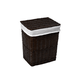 Купить Корзина для белья WasserKRAFT Isar 40x29x47 WB-130-M с крышкой Коричневая (wb-130-m) по цене 7470 руб., в Санкт-Петебруге в интернет магазине 100-Систем, а также дургие товары WasserKRAFT из раздела Корзины для белья и Прочее