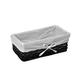 Купить Корзина для белья WasserKRAFT Lossa 42x24x14,5 WB-120-L Коричневая (wb-120-l) по цене 3030 руб., в Санкт-Петебруге в интернет магазине 100-Систем, а также дургие товары WasserKRAFT из раздела Корзины для белья и Прочее