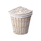 Купить Корзина для белья WasserKRAFT Vils 38x38x55 WB-560-L с крышкой Белая (wb-560-l) по цене 8470 руб., в Санкт-Петебруге в интернет магазине 100-Систем, а также дургие товары WasserKRAFT из раздела Корзины для белья и Прочее