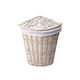 Купить Корзина для белья WasserKRAFT Vils 31x31x45 WB-560-M с крышкой Белая (wb-560-m) по цене 7470 руб., в Санкт-Петебруге в интернет магазине 100-Систем, а также дургие товары WasserKRAFT из раздела Корзины для белья и Прочее