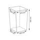 Купить Корзина для белья WasserKRAFT Isar 46x35x55 WB-130-L с крышкой Коричневая (wb-130-l) по цене 8610 руб., в Санкт-Петебруге в интернет магазине 100-Систем, а также дургие товары WasserKRAFT из раздела Корзины для белья и Прочее