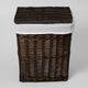 Купить Корзина для белья WasserKRAFT Isar 46x35x55 WB-130-L с крышкой Коричневая (wb-130-l) по цене 8610 руб., в Санкт-Петебруге в интернет магазине 100-Систем, а также дургие товары WasserKRAFT из раздела Корзины для белья и Прочее