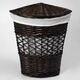 Купить Корзина для белья WasserKRAFT Salm 33x33x51 WB-270-M с крышкой Коричневая (wb-270-m) по цене 5012 руб., в Санкт-Петебруге в интернет магазине 100-Систем, а также дургие товары WasserKRAFT из раздела Корзины для белья и Прочее
