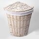 Купить Корзина для белья WasserKRAFT Vils 31x31x45 WB-560-M с крышкой Белая (wb-560-m) по цене 7470 руб., в Санкт-Петебруге в интернет магазине 100-Систем, а также дургие товары WasserKRAFT из раздела Корзины для белья и Прочее