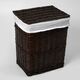 Купить Корзина для белья WasserKRAFT Isar 46x35x55 WB-130-L с крышкой Коричневая (wb-130-l) по цене 8610 руб., в Санкт-Петебруге в интернет магазине 100-Систем, а также дургие товары WasserKRAFT из раздела Корзины для белья и Прочее