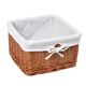 Купить Корзина для белья WasserKRAFT Dinkel 25x25x16 WB-580-S Коричневая (wb-580-s) по цене 2000 руб., в Санкт-Петебруге в интернет магазине 100-Систем, а также дургие товары WasserKRAFT из раздела Корзины для белья и Прочее