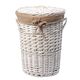Купить Корзина для белья WasserKRAFT Aller 44x44x55 WB-106-L с крышкой Белая (wb-106-l) по цене 8030 руб., в Санкт-Петебруге в интернет магазине 100-Систем, а также дургие товары WasserKRAFT из раздела Корзины для белья и Прочее