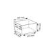 Купить Корзина для белья WasserKRAFT Alme 30x30x18 WB-150-M Коричневая (wb-150-m) по цене 3030 руб., в Санкт-Петебруге в интернет магазине 100-Систем, а также дургие товары WasserKRAFT из раздела Корзины для белья и Прочее