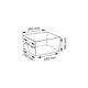 Купить Корзина для белья WasserKRAFT Alme 25x25x16 WB-150-S Коричневая (wb-150-s) по цене 2000 руб., в Санкт-Петебруге в интернет магазине 100-Систем, а также дургие товары WasserKRAFT из раздела Корзины для белья и Прочее