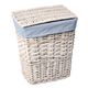 Купить Корзина для белья WasserKRAFT Lippe 49x36x56 WB-450-L с крышкой Белая (wb-450-l) по цене 8270 руб., в Санкт-Петебруге в интернет магазине 100-Систем, а также дургие товары WasserKRAFT из раздела Корзины для белья и Прочее