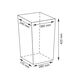 Купить Корзина для белья WasserKRAFT Lippe 35x23x43 WB-450-S с крышкой Белая (wb-450-s) по цене 5730 руб., в Санкт-Петебруге в интернет магазине 100-Систем, а также дургие товары WasserKRAFT из раздела Корзины для белья и Прочее