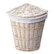 Купить Корзина для белья WasserKRAFT Vils 38x38x55 WB-560-L с крышкой Белая (wb-560-l) по цене 8470 руб., в Санкт-Петебруге в интернет магазине 100-Систем, а также дургие товары WasserKRAFT из раздела Корзины для белья и Прочее