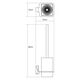 Купить Leine K-5027WHITE Щетка для унитаза подвесная (k-5027white) по цене 4960 руб., в Санкт-Петебруге в интернет магазине 100-Систем, а также дургие товары WasserKRAFT из раздела Щетки для унитаза и Аксессуары для ванной комнаты