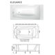 Купить 1Marka Ванна "ELEGANCE" 165*70 (01эл16570) по цене 22057 руб., в Санкт-Петебруге в интернет магазине 100-Систем, а также дургие товары 1MARKA из раздела Акриловые ванны и Ванны
