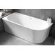 Купить Акриловая ванна ABBER AB9257-1.5 L (ab9257-1.5 l) по цене 93500 руб., в Санкт-Петебруге в интернет магазине 100-Систем, а также дургие товары ABBER из раздела Акриловые ванны и Ванны