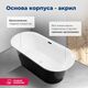 Купить Акриловая ванна Aquanet Family Smart 170x78 88778 Gloss Finish черный глянец (88778-gb) по цене 137080 руб., в Санкт-Петебруге в интернет магазине 100-Систем, а также дургие товары AQUANET из раздела Акриловые ванны и Ванны