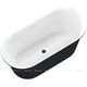 Купить Акриловая ванна Aquanet Family Smart 170x78 88778 Gloss Finish (панель Black matte) (88778-gw-mb) по цене 131630 руб., в Санкт-Петебруге в интернет магазине 100-Систем, а также дургие товары AQUANET из раздела Акриловые ванны и Ванны