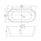 Купить Акриловая ванна BelBagno BB14 178x84 Белая (bb14) по цене 141400 руб., в Санкт-Петебруге в интернет магазине 100-Систем, а также дургие товары BelBagno из раздела Акриловые ванны и Ванны