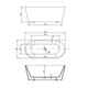 Купить Ванна акриловая Vincea VBT-421-1800, 1800*800*580, цвет белый, щелевой перелив, слив хром, , шт (vbt-421-1800) по цене 108575.5 руб., в Санкт-Петебруге в интернет магазине 100-Систем, а также дургие товары Vincea из раздела Акриловые ванны и Ванны