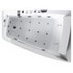Купить Ванна акриловая Gemy G9056 O R 170х130х75 см, с г/м, а/м, хромотерапия, белая, правая (g9056 o r) по цене 412000 руб., в Санкт-Петебруге в интернет магазине 100-Систем, а также дургие товары  из раздела Гидромассажные ванны и Ванны