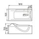 Купить Ванна акриловая Gemy G9055 O R 181х92х75 см, с г/м, а/м, хромотерапия, белая, правая (g9055 o r) по цене 392000 руб., в Санкт-Петебруге в интернет магазине 100-Систем, а также дургие товары  из раздела Гидромассажные ванны и Ванны