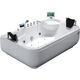Купить Ванна акриловая Gemy G9085 O R 180х116х69 см, с г/м, а/м, хромотерапия, белая, правая (g9085 o r) по цене 382000 руб., в Санкт-Петебруге в интернет магазине 100-Систем, а также дургие товары  из раздела Гидромассажные ванны и Ванны