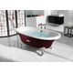 Купить Ванна Roca Newcast бургундия, anti-slip 170x85 233650003 (233650003) по цене 232586.77 руб., в Санкт-Петебруге в интернет магазине 100-Систем, а также дургие товары ROCA из раздела Чугунные ванны и Ванны