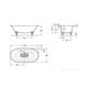 Купить Ванна Roca Newcast медь, anti-slip 170x85 233650008 (233650008) по цене 232586.77 руб., в Санкт-Петебруге в интернет магазине 100-Систем, а также дургие товары ROCA из раздела Чугунные ванны и Ванны