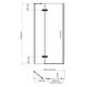 Купить Aller 10H05LBLACK MATT Душевая дверь (10h05lblack matt) по цене 72576 руб., в Санкт-Петебруге в интернет магазине 100-Систем, а также дургие товары WasserKRAFT из раздела Душевые двери и Душевые двери, перегородки