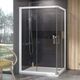 Купить Душевая дверь в нишу 90 см Ravak 10° 1ZJ70100Z1, transparent, белый (1zj70100z1) по цене 57520 руб., в Санкт-Петебруге в интернет магазине 100-Систем, а также дургие товары RAVAK из раздела Душевые двери и Душевые двери, перегородки