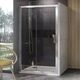 Купить Душевая дверь в нишу 110 см Ravak 10° 0ZVD0U00Z1, transparent, сатин (0zvd0u00z1) по цене 68904 руб., в Санкт-Петебруге в интернет магазине 100-Систем, а также дургие товары RAVAK из раздела Душевые двери и Душевые двери, перегородки