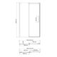 Купить Alme 15R05 Душевая дверь (15r05) по цене 87110 руб., в Санкт-Петебруге в интернет магазине 100-Систем, а также дургие товары WasserKRAFT из раздела Душевые двери и Душевые двери, перегородки