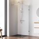 Купить W94WI-90-F1-MTE Душевая перегородка X-Joy 90x195, стекло прозр. 6 мм + покрытие, фурнитура мат хром (w94wi-90-f1-mte) по цене 13990.05 руб., в Санкт-Петебруге в интернет магазине 100-Систем, а также дургие товары AM.PM из раздела Душевые перегородки и Душевые двери, перегородки
