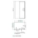Купить Alme 15R37 Душевой уголок (15r37) по цене 124870 руб., в Санкт-Петебруге в интернет магазине 100-Систем, а также дургие товары WasserKRAFT из раздела Душевые ограждения и Душевые кабины и ограждения