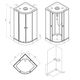 Купить W94C-401-090BT X-Joy кабина душевая  90x90, 1/4 круга,  профиль мат.черный, стекло прозрачное (w94c-401-090bt) по цене 54990 руб., в Санкт-Петебруге в интернет магазине 100-Систем, а также дургие товары AM.PM из раздела Душевые кабины и Душевые кабины и ограждения