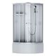 Купить W94C-401A-090MT X-Joy Deep кабина душевая  90x90, 1/4 круга,  профиль мат.хром, стекло прозрачное (w94c-401a-090mt) по цене 53490 руб., в Санкт-Петебруге в интернет магазине 100-Систем, а также дургие товары AM.PM из раздела Душевые кабины и Душевые кабины и ограждения