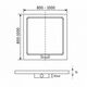 Купить Душевой поддон из искусственного камня RGW GWS-01 90x90x3,5 Белый (03150199-01) по цене 20486.4 руб., в Санкт-Петебруге в интернет магазине 100-Систем, а также дургие товары RGW из раздела Квадратные и Душевые поддоны