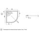 Купить Душевой поддон Aquanet Alfa/Delta 100x100 (00184958) по цене 30236 руб., в Санкт-Петебруге в интернет магазине 100-Систем, а также дургие товары AQUANET из раздела Сегмент (четверть круга) и Душевые поддоны