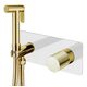 Купить Смеситель гигиенический STICK WHITE TOUCH GOLD (127-wg.2) по цене 32720 руб., в Санкт-Петебруге в интернет магазине 100-Систем, а также дургие товары BOHEME из раздела Гигиенический душ со смесителем и Гигиенический душ