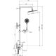 Купить Душевая система BelBagno Ancona ANCONA-DOC2FD-CRM Хром (ancona-doc2fd-crm) по цене 15650 руб., в Санкт-Петебруге в интернет магазине 100-Систем, а также дургие товары BelBagno из раздела Душевые гарнитуры и Душевые стойки, системы, панели, гарнитуры