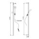 Купить Душевой гарнитур Paini Catania 1200 (ctcr121l12) по цене 11440 руб., в Санкт-Петебруге в интернет магазине 100-Систем, а также дургие товары Paini из раздела Душевые гарнитуры и Душевые стойки, системы, панели, гарнитуры