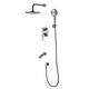Купить Смеситель Lemark Bronx LM3722GM для ванны и душа, встраиваемый (lm3722gm) по цене 52190 руб., в Санкт-Петебруге в интернет магазине 100-Систем, а также дургие товары LEMARK из раздела Душевые комплекты встраиваемого монтажа и Душевые комплекты встраиваемого монтажа