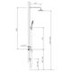 Купить Душевая система Timo Selene SX-2069/00 SM1113 (sx-2069/00sm (1113)) по цене 39879 руб., в Санкт-Петебруге в интернет магазине 100-Систем, а также дургие товары TIMO из раздела Душевые комплекты встраиваемого монтажа и Душевые комплекты встраиваемого монтажа