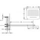 Купить Верхний душ Cezares Tesoro F TD2P 01 (tesoro-f-td2p-01) по цене 38200 руб., в Санкт-Петебруге в интернет магазине 100-Систем, а также дургие товары CEZARES из раздела Верхний душ и Комплектующие для встраиваемых систем