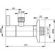 Купить ALCA PLAST Угловой вентиль с фильтром 1/2" × 3/8", круглый, арт. ARV001 (arv001) по цене 4078 руб., в Санкт-Петебруге в интернет магазине 100-Систем, а также дургие товары AlcaPlast из раздела Запорные вентили и Комплектующие для встраиваемых систем