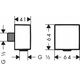 Купить Шланговое подключение Hansgrohe Fixfit Square 26455140 Полированная бронза (26455140) по цене 7772.03 руб., в Санкт-Петебруге в интернет магазине 100-Систем, а также дургие товары HANSGROHE из раздела Шланговое подключение и Комплектующие для встраиваемых систем