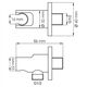 Купить Шланговое подключение WasserKRAFT A083 Черное (a083) по цене 7430 руб., в Санкт-Петебруге в интернет магазине 100-Систем, а также дургие товары WasserKRAFT из раздела Шланговое подключение и Комплектующие для встраиваемых систем